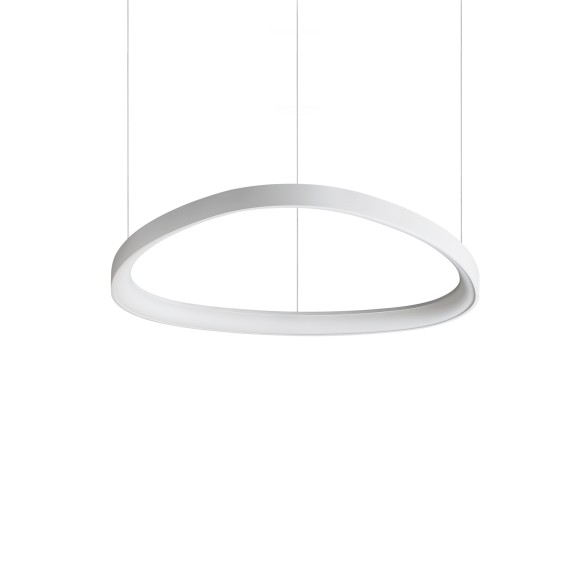 Ideal lux 372150 LED mennyezeti függőlámpa GEMINI  | 47W integrált LED forrás | 4550lm | 4000K | lehúzható | a kábelen | fehér