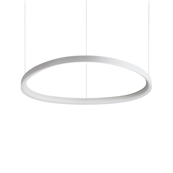 Ideal lux 372181 LED mennyezeti függőlámpa GEMINI  | 56W integrált LED forrás | 5600lm | 4000K | lehúzható | a kábelen | fehér