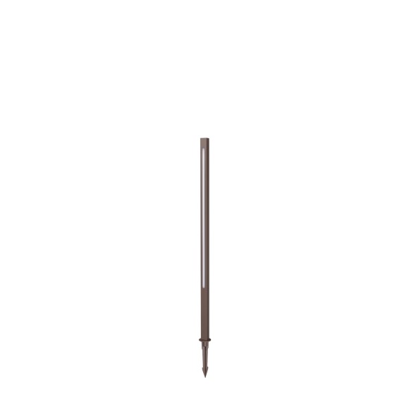 Ideal lux 372273 LED kerti oszloplámpa JEDI  | 12W integrált LED forrás | 510lm | 3000K | barna