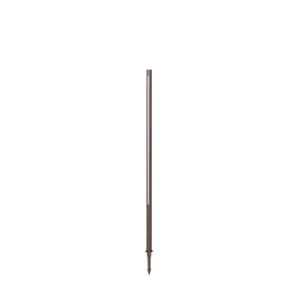 Ideal lux 372280 LED kerti oszloplámpa JEDI  | 19W integrált LED forrás | 830lm | 3000K | barna