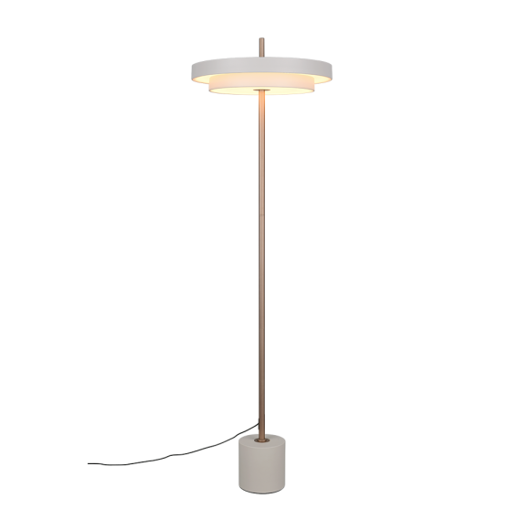 Trio T440210176 LED mennyezeti függőlámpa KEATON  | 21W integrált LED forrás | 1x2400lm | 2300+3000+4000K | kapcsolóval | fényerőszabályzó | szürke
