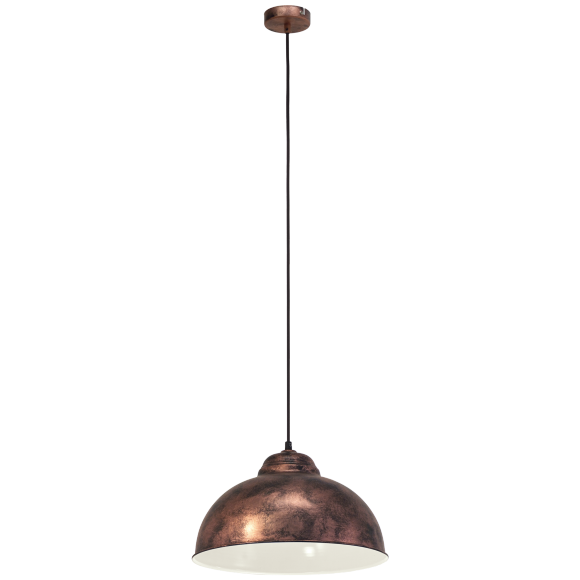 Eglo VINTAGE 49248 Függőlámpa TRURO 2 réz antik 1X60W