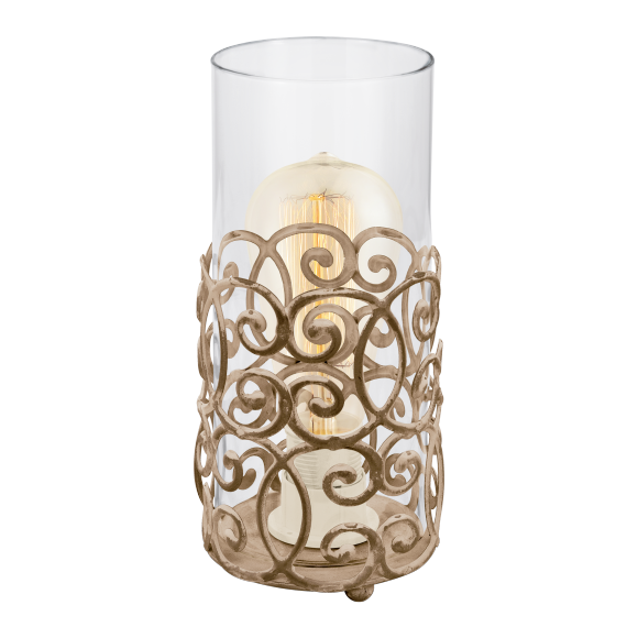 Eglo VINTAGE 49274 Asztali lámpa CARDIGAN barna patina 1X60W