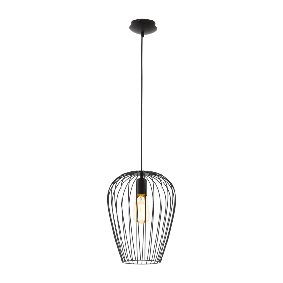 Eglo VINTAGE 49472 Függőlámpa NEWTOWN fekete E27 1x60W