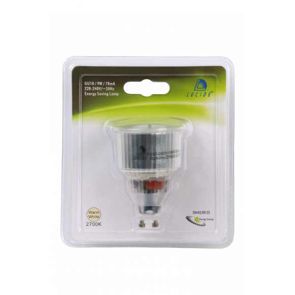 izzó Lucide CFL BULB 50442/09/31 1x9W GU10 - energiatakarékos