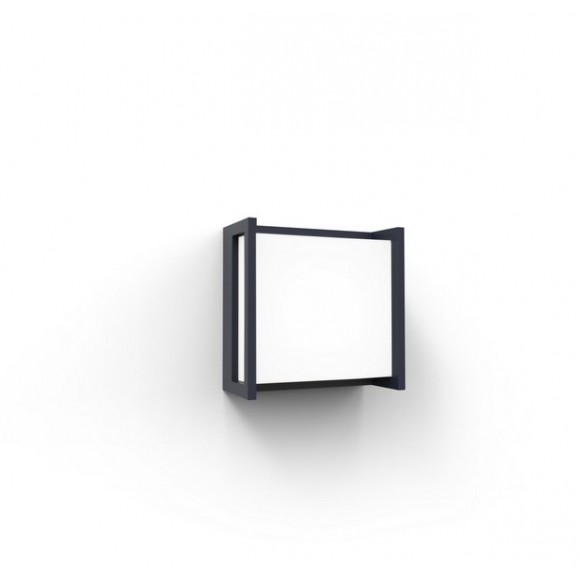 Lutec 5195404118 kültéri fali lámpa Qubo 1x9,5W | 850lm | 4000K | IP54 - fekete