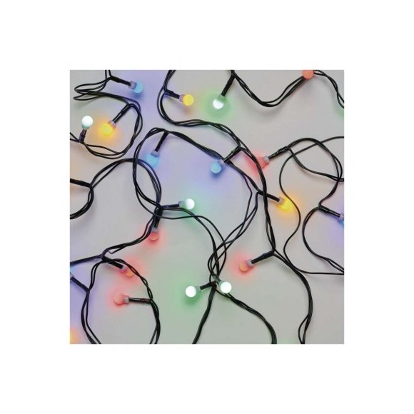 Emos D5AW04 karácsonyi fényfüzér Cherry 20m 200 LED | 6W | IP44 - többszínű, időzítő, zöld