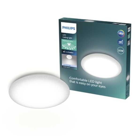 Philips 8721103069078 LED mennyezetre szerelhető lámpa CL200 | 20W integrált LED forrás | 2300lm | 4000K | fehér