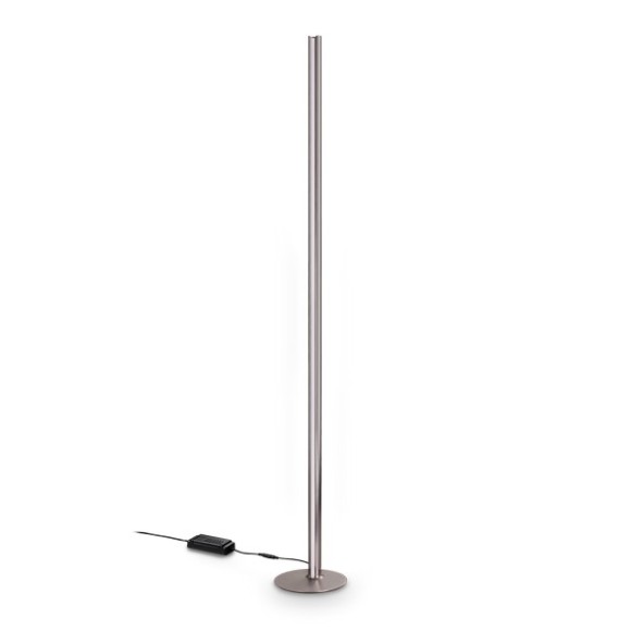 Ideal lux 366210 LED állólámpa DORICA  | 50W integrált LED forrás | 2140lm | 3000K | kapcsolóval | szürke