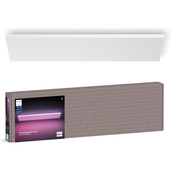 Philips Hue 8720169277731 LED mennyezetre szerelhető lámpa Datura Recrangular | 67W integrált LED forrás | 2000-6500+RGBK