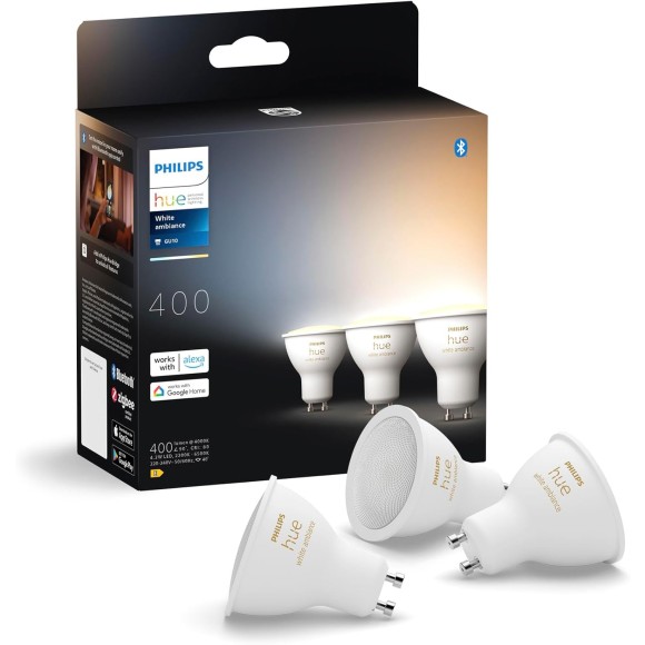 Philips HUE  8720169230095 LED intelligens izzó | 4,2W GU10 | 2200-6500K