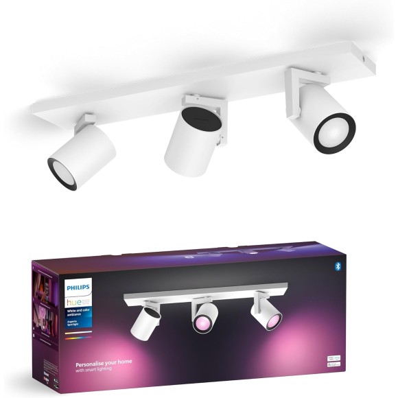 Philips 8720169318137 mennyezeti spotlámpa Argenta  | 3x4,2W GU10 | 2000-6500, RGBK