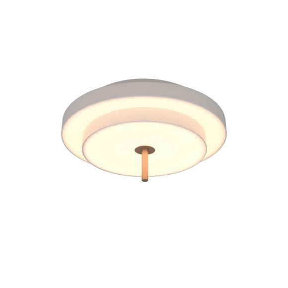 Trio T640210176 LED mennyezetre szerelhető lámpa KEATON | 34W integrált LED forrás | 1x4000lm | 2300+3000+4000K | Trio - SwitchDimmer | szürke