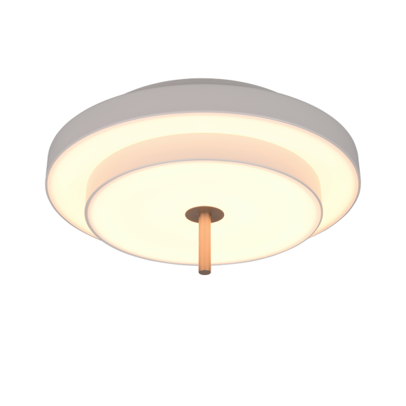Trio T640210176 LED mennyezetre szerelhető lámpa KEATON  | 34W integrált LED forrás | 1x4000lm | 2300+3000+4000K | Trio - SwitchDimmer | szürke