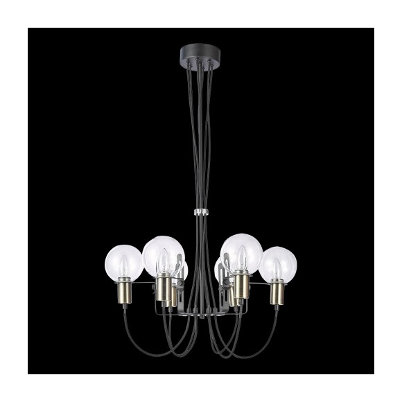 Luxera 91064400 mennyezeti függőlámpa Abrazo 6x40W|E14