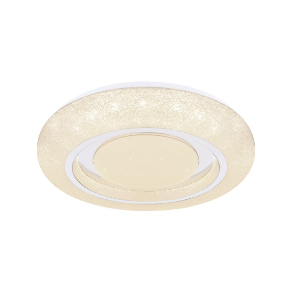 Globo 483111-24 LED mennyezeti lámpa Rada 1x24W | 1800lm | 3000-6000K - csillogó hatás, szabályozható, fehér, opál