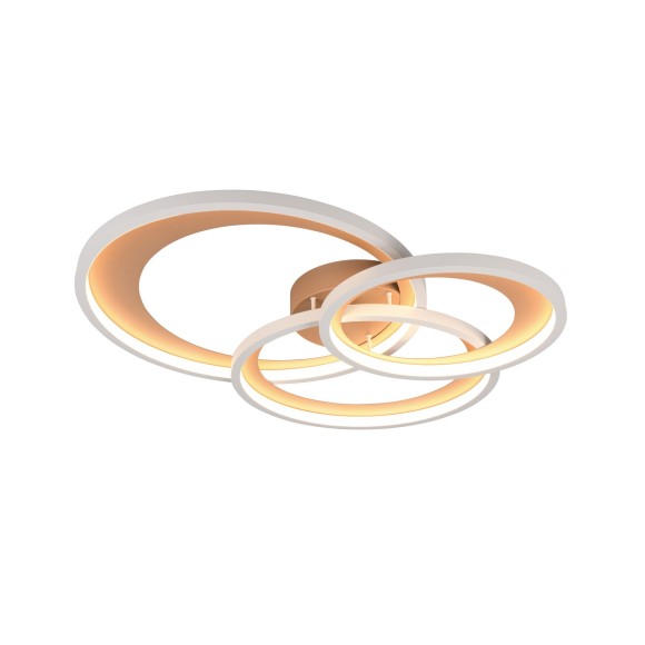 Trio T673810365 LED mennyezetre szerelhető lámpa GRANADA  | 36W integrált LED forrás | 1x4300lm | 3000K | Trio - SwitchDimmer | barna