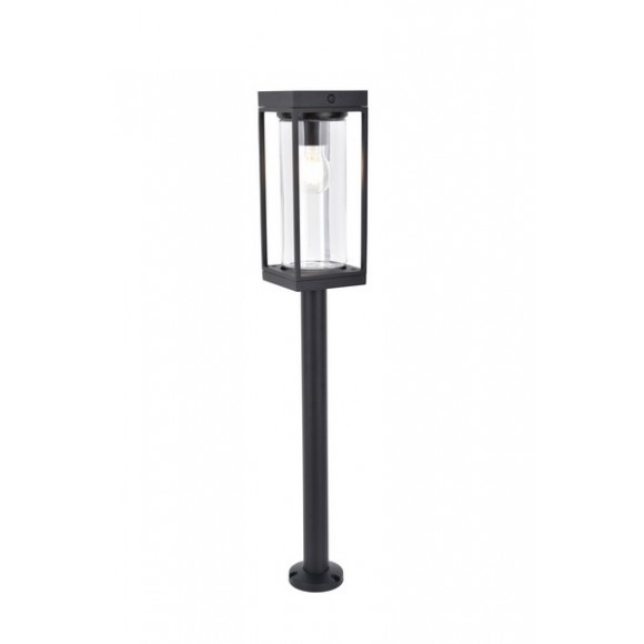 Lutec 6988802012 LED kerti napelemes oszloplámpa mozgásérzékelővel Flair 1x2W | E27 | 200lm | 2700K | IP44 - leszúrható, 3 fázisú fényerő-szabályozás, fekete