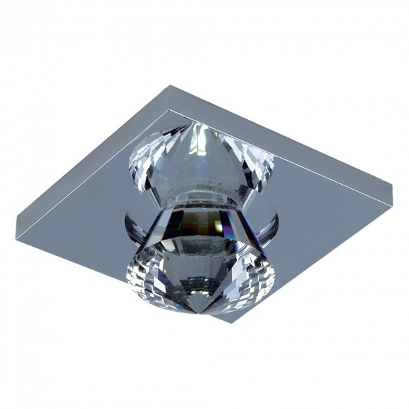 Emithor 71016 ELEGANT LED süllyesztett lámpa 1W LED, kristály / króm