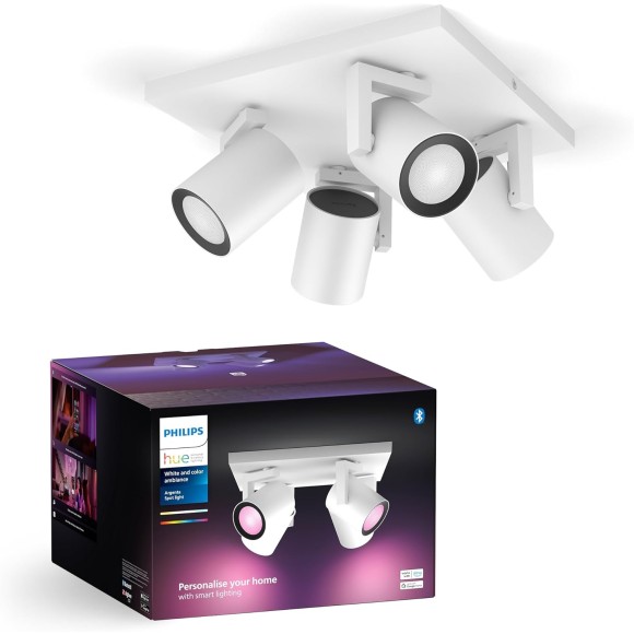 Philips 8720169318199 mennyezeti spotlámpa Argenta  | 4x4,2W GU10 | 2000-6500, RGBK