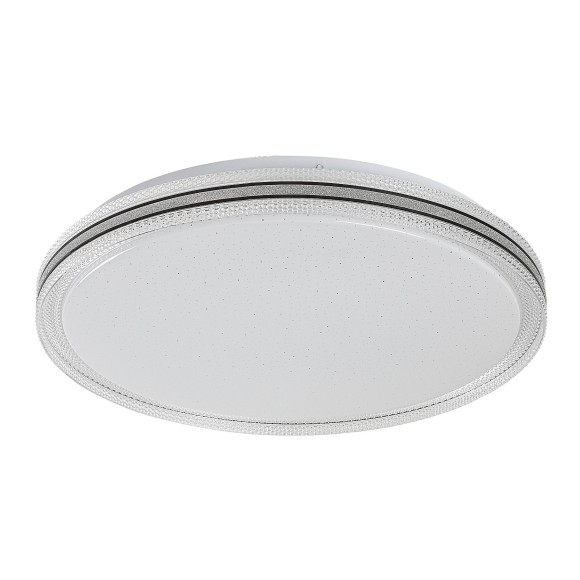 Rabalux 71349 LED mennyezetre szerelhető lámpa Monira | 34W integrált LED forrás | 2300lm | 3000-6500K | távirányítás | fényerőszabályzó | fekete