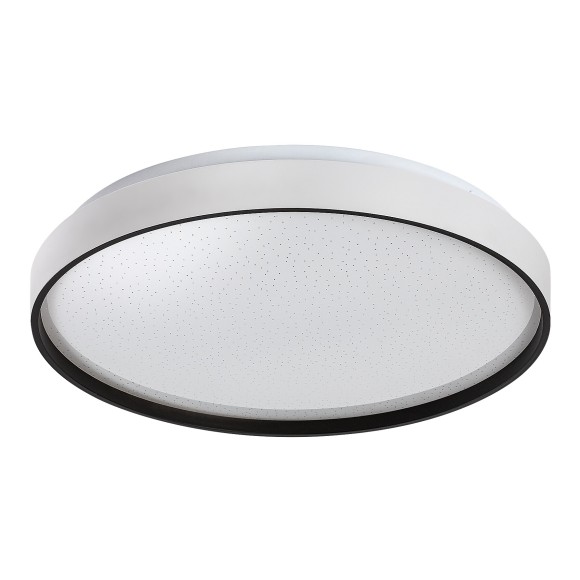 Rabalux 71449 LED mennyezetre szerelhető lámpa Zerava | 34W integrált LED forrás | 2100lm | 3000-6500K | távirányítás | fényerőszabályzó | fekete