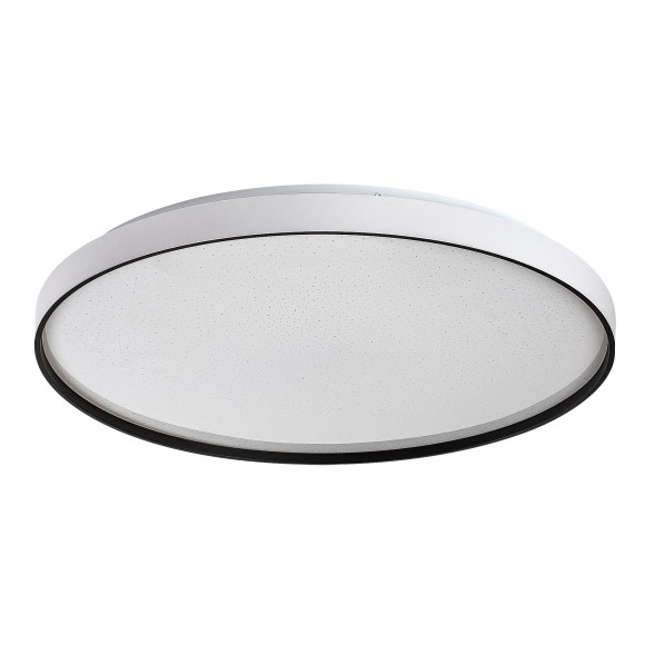 Rabalux 71450 LED mennyezetre szerelhető lámpa Zerava | 60W integrált LED forrás | 3800lm | 3000-6500K | távirányítás | fényerőszabályzó | fekete