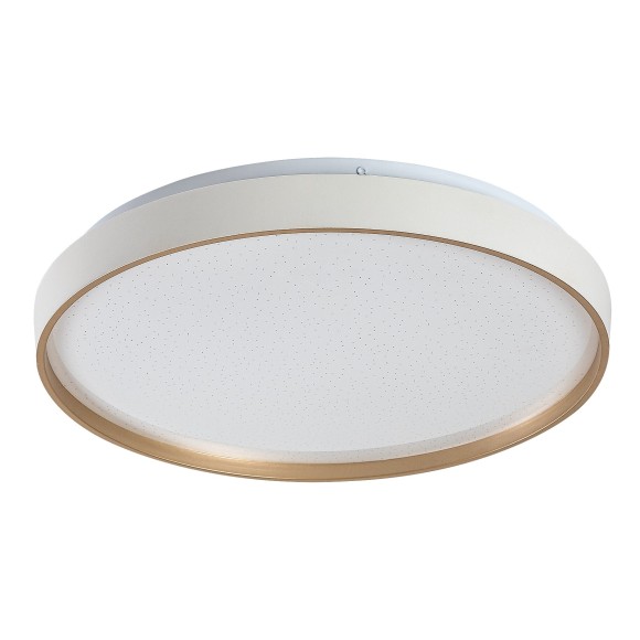 Rabalux 71452 LED mennyezetre szerelhető lámpa Zerava | 34W integrált LED forrás | 2200lm | 3000-6500K | távirányítás | fényerőszabályzó | aranyszínű