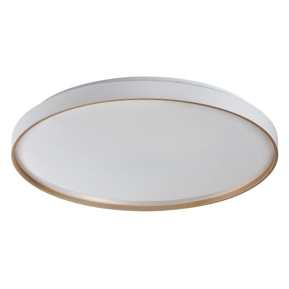 Rabalux 71453 LED mennyezetre szerelhető lámpa Zerava | 60W integrált LED forrás | 4100lm | 3000-6500K | távirányítás | fényerőszabályzó | aranyszínű