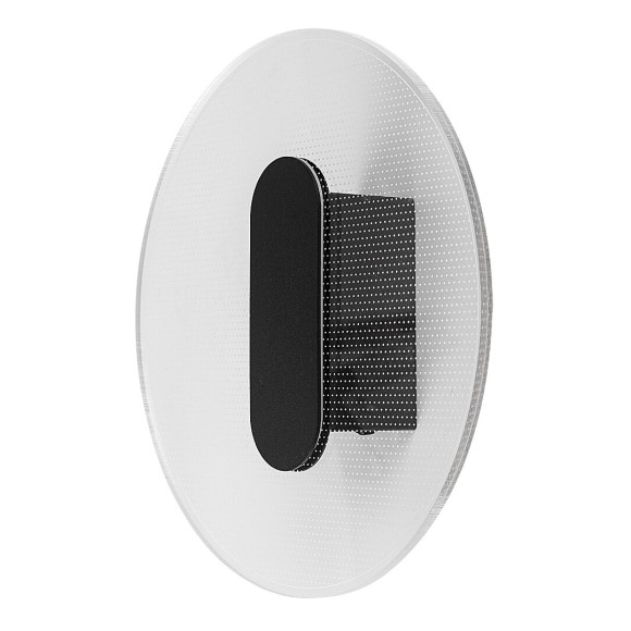 Rabalux 71484 LED fali lámpa Norael | 6W integrált LED forrás | 580lm | 3000K | fekete
