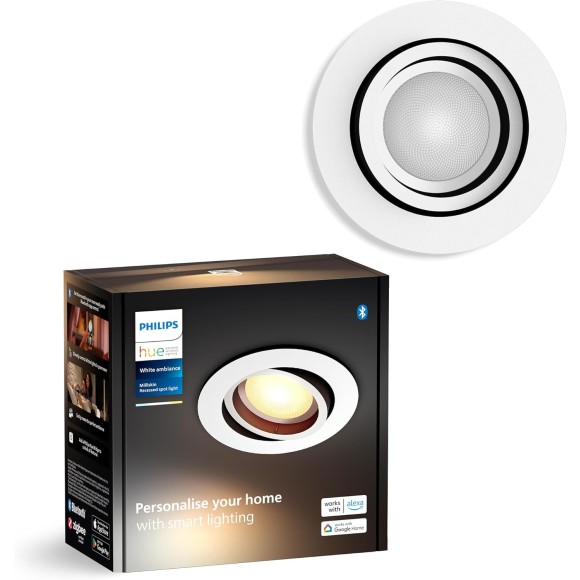 Philips Hue  8720169319875 LED süllyeszthető lámpa Milliskin  | 4,2W GU10 | 400lm | 2200-6500K