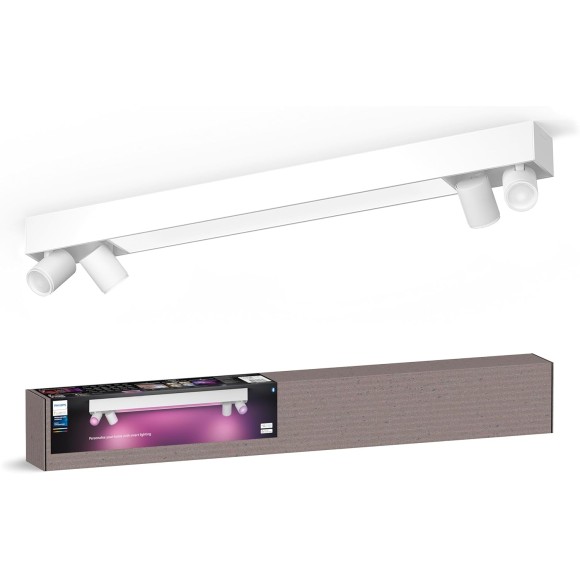 Philips Hue  8720169318618 LED mennyezetre szerelhető lámpa Centris  | 4x4,2+40W GU10 | 2000-6500 RGBK