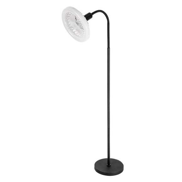 Rabalux 74031 állólámpa Venturo | 16W E27 | 1600lm | 3000-6500K | kapcsolóval | fekete