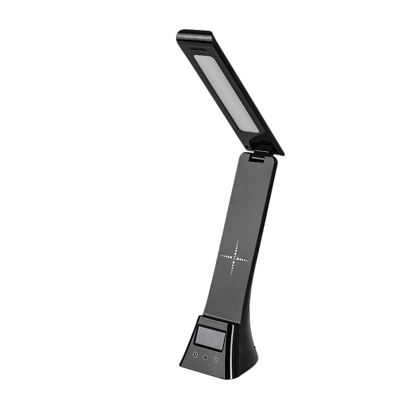 Rabalux 74036 LED asztali lámpa Serilo | 6W integrált LED forrás | 360lm | 3000/4000/6000K | kapcsolóval | fényerőszabályzó | fekete