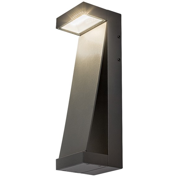 Rabalux 77067 LED kültéri fali lámpa Bradu | 12W integrált LED forrás | 845lm | 3000K | antracit