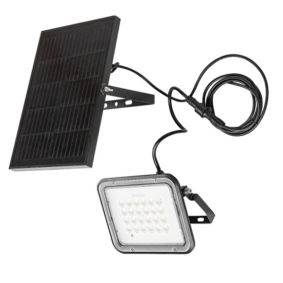 Rabalux 98077141 LED napelemes kültéri fali lámpa Melk  | 7W integrált LED forrás | 1000lm | 3000+4000+6500K