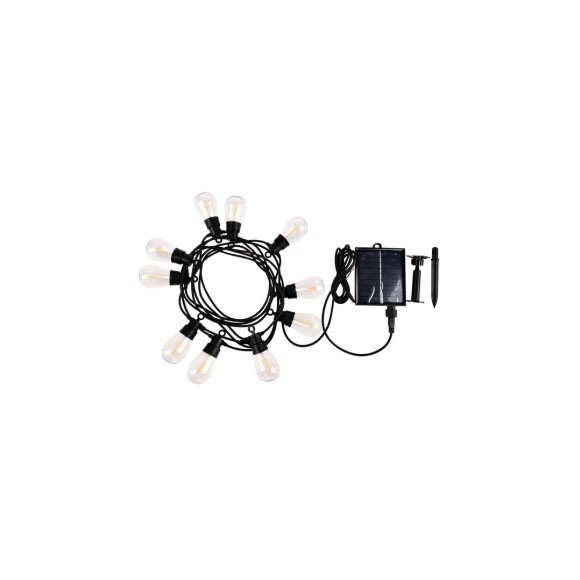 Rabalux 98077165 LED napelemes kültéri fényfüzér Zirc  | 4W integrált LED forrás | 35lm | 2700K