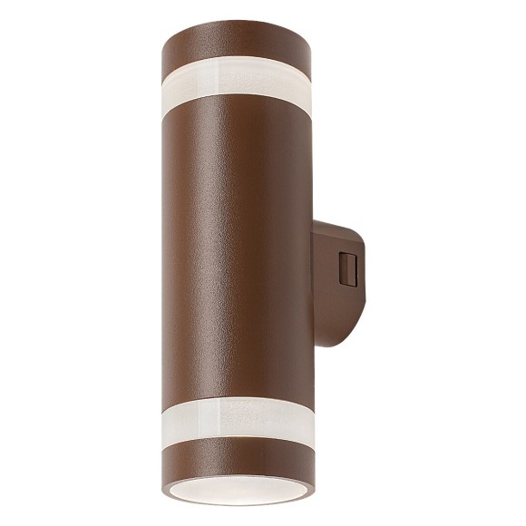 Rabalux 77212 LED kültéri fali lámpa Urfa Line | 16W integrált LED forrás | 1400lm | 3000/4000/6000K | barna
