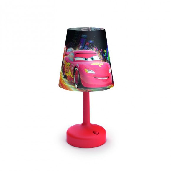 Philips CARS gyermek asztali lámpa - többszínű