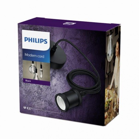 Philips 8718696167762 zsinóros lámpa Cord Modern E27