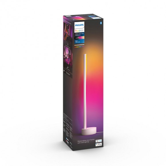 Philips Hue 8718696176238 LED asztali lámpa Signe 1x11.8W | 2000-6500K | RGB - szabályozható, Bluetooth, White and Color Ambiance, fehér