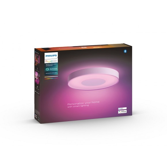 Philips Hue 41167/31/P9 LED fürdőszobai mennyezeti lámpa Xamento M 1x33,5W | 2350lm | 2200-6500K | IP44 - White and Color Ambiance, RGB, szabályozható, Bluetooth, fehér