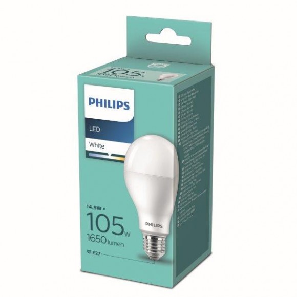 Philips 8719514263222 LED izzó 1x14,5W-105W | E27 | 1650lm | 3000K - fehér