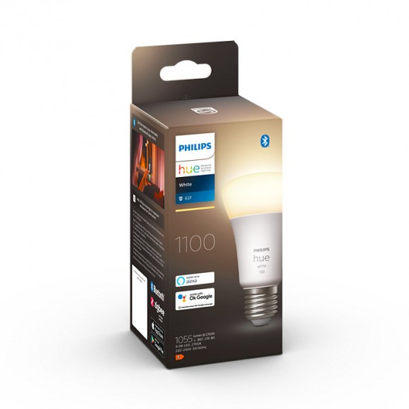 Philips Hue 8719514288232 LED izzó A60 1x9,5W | E27 | 1100lm | 2700K - White, szabályozható, Bluetooth