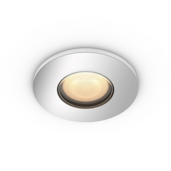 Philips Hue 8719514340794 LED süllyeszthető fürdőszobai spotlámpa Adore 1x5W | GU10 | 350lm | 2200-6500K | IP44 - szabályozható, Bluetooth, White Ambiance, króm