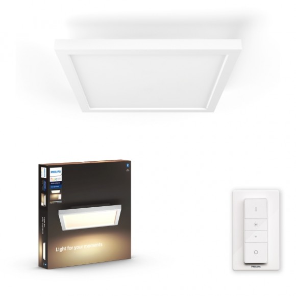 Philips Hue 8719514382626 LED mennyezeti lámpa Aurelle 1x19W | 1820-1940lm | 2200-6500K - White Ambience, távirányító, szabályozható, fehér