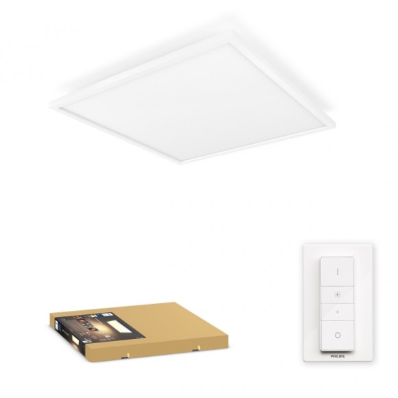 Philips Hue 8719514382640 LED mennyezeti lámpa Aurelle 1x39W | 3550-3750lm | 2200-6500K - White Ambience, távirányító, szabályozható, fehér