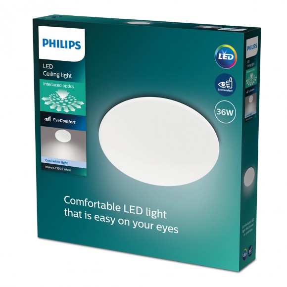 Philips 8719514431720 LED mennyezeti lámpa Moire 1x36W | 3800lm | 4000K - fehér