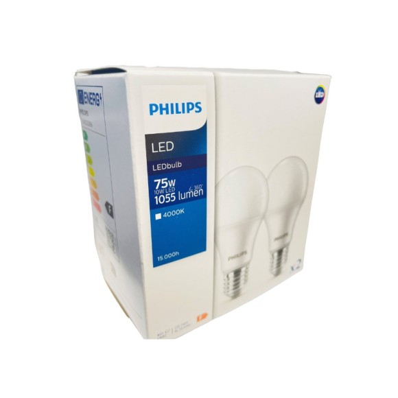 Philips 8719514471016 LED izzókészlet 2-set | 10W E27 | 1055 lm | 4000K