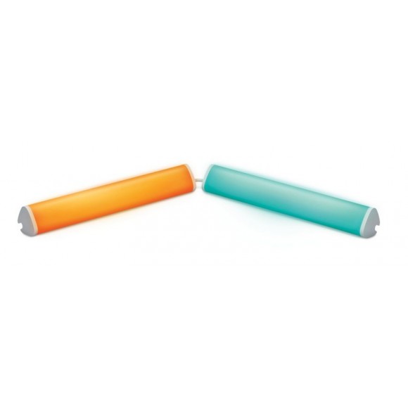 WiZ Colors 8719514554177 Linear asztali díszlámpa LED 2x5,5W | 400lm | 2200-6500K | RGB - fehér